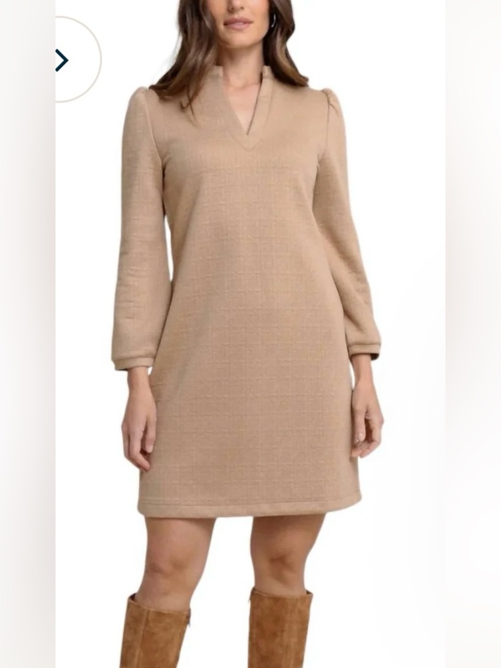 Southern Tide V-Neck Long Sleeve Dress. NWT